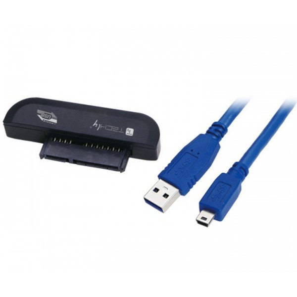Techly Adapter USB 3.0, SATA UBS A SATA Черный, Синий