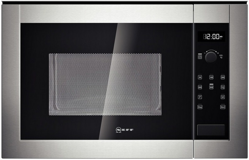 Neff H12WE60N0 Built-in 25L 900W Black,Stainless steel microwave