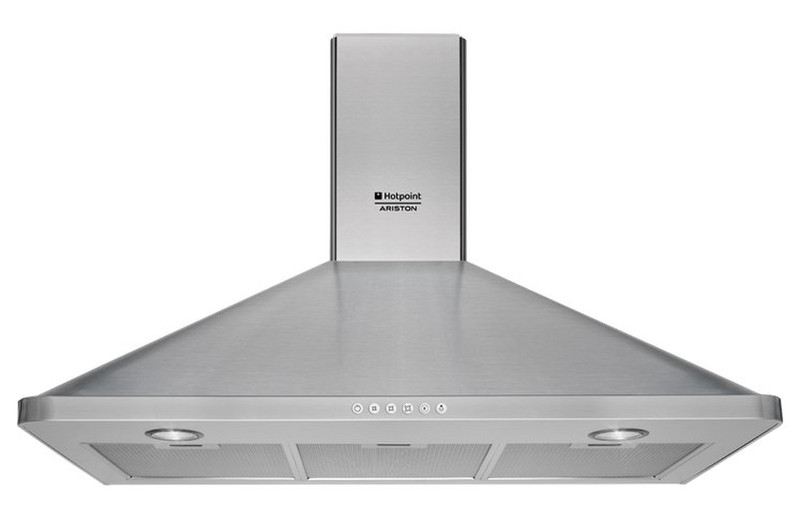 Hotpoint HNP 9.6 AB X/HA Wall-mounted 550m³/h Stainless steel cooker hood