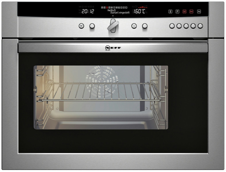 Neff C47C62N3 Electric oven 35l 1900W A-20% Schwarz, Edelstahl Backofen