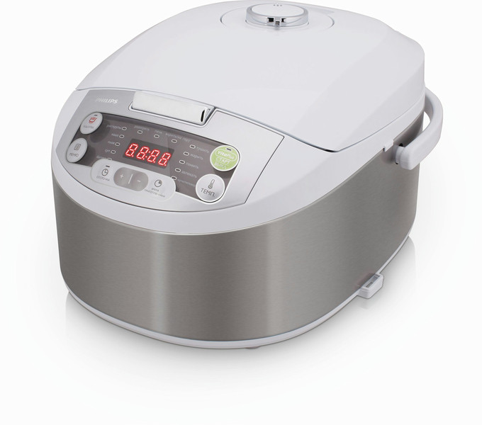 Philips Viva Collection HD3136/03 4L 980W Stainless steel,White multi cooker