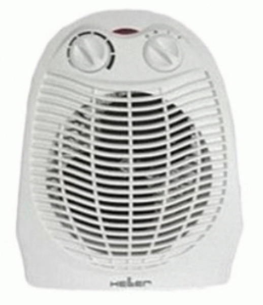 Heller HL 801 Floor 2000W Grey,White Fan electric space heater