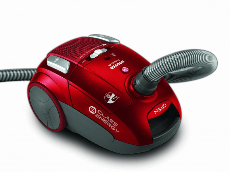 Hoover TE70_TE03 Zylinder-Vakuum 3.2l 700W B Schwarz, Rot Staubsauger