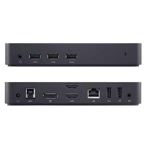 DELL 452-BBOU USB 3.0 (3.1 Gen 1) Type-A Черный док-станция для ноутбука