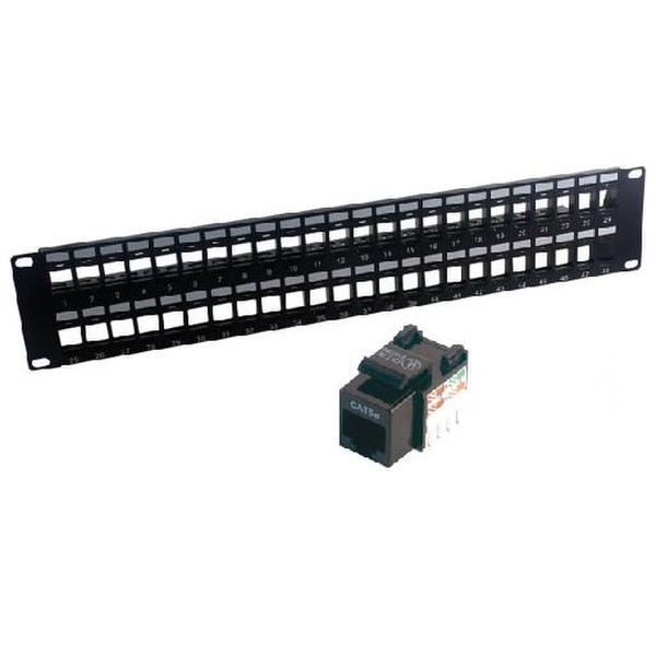 MCL PB-UNI5E/48N 2U patch panel