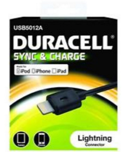 Duracell Lightning / USB 2.0, 1 m
