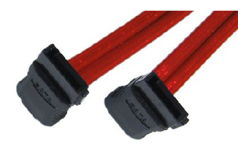 Cables Direct RB-404RA 0.45m SATA 7-pin SATA 7-pin Rot SATA-Kabel