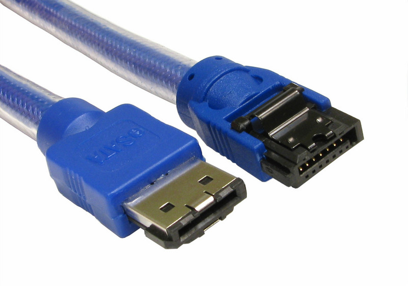 Cables Direct RB-473 3m SATA eSATA Blue SATA cable