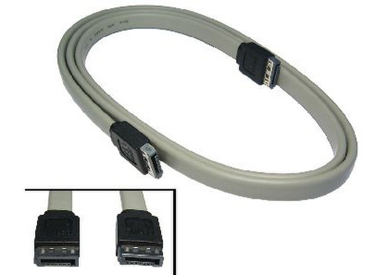Cables Direct RB-432 2м SATA II SATA II Серый кабель SATA