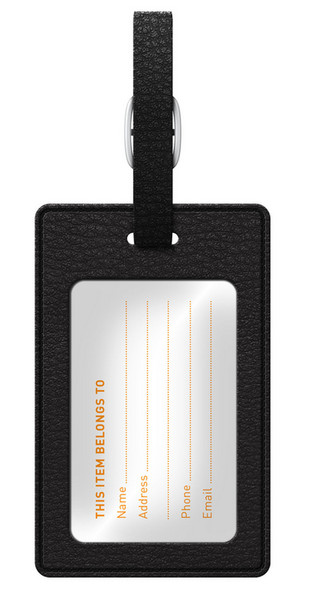 Centon TAGV1BLK-M06E-A Leather 1pc(s) badge/badge holder