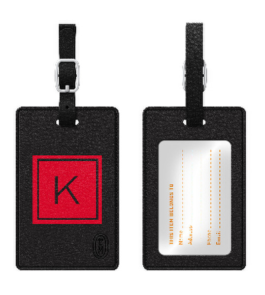 Centon TAGV1BLK-M06F-K Leather 1pc(s) badge/badge holder