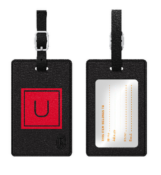 Centon TAGV1BLK-M06F-U Leather 1pc(s) badge/badge holder