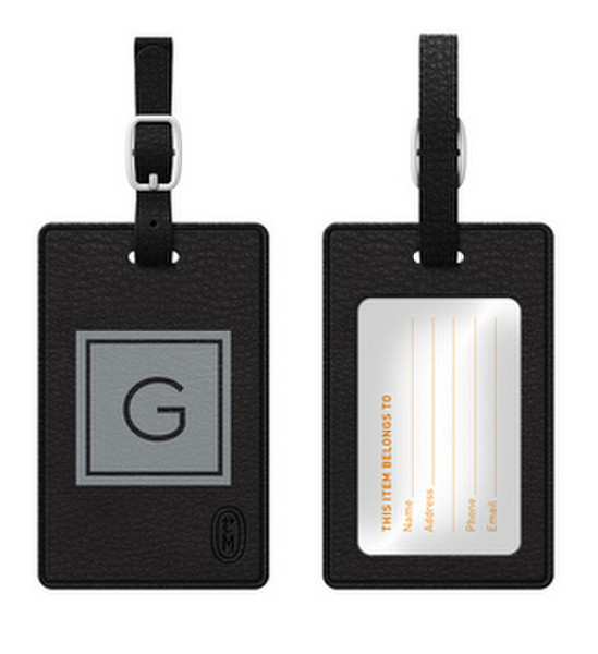 Centon TAGV1BLK-M06G-G Leather 1pc(s) badge/badge holder