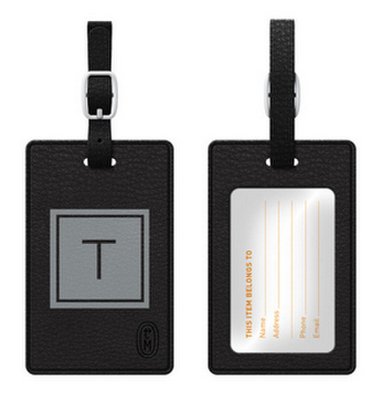 Centon TAGV1BLK-M06G-T Leather 1pc(s) badge/badge holder