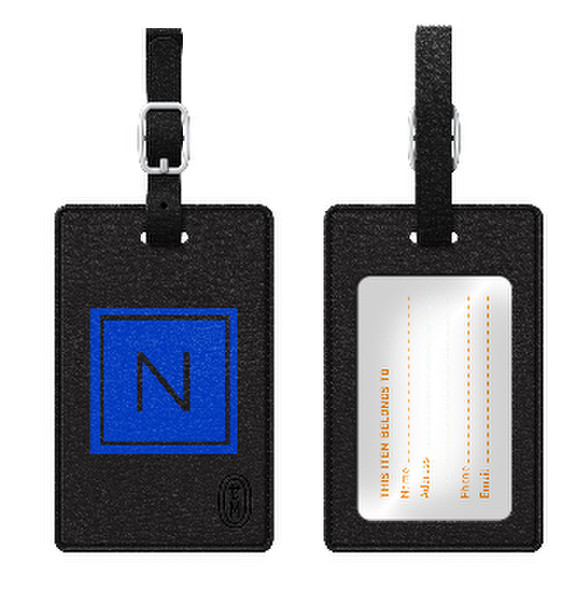 Centon TAGV1BLK-M06M-N Leather 1pc(s) badge/badge holder