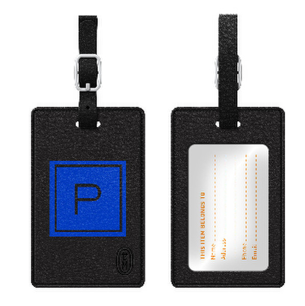 Centon TAGV1BLK-M06M-P Leather 1pc(s) badge/badge holder