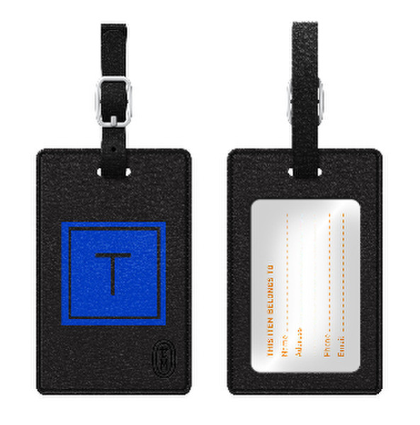 Centon TAGV1BLK-M06M-T Leather 1pc(s) badge/badge holder