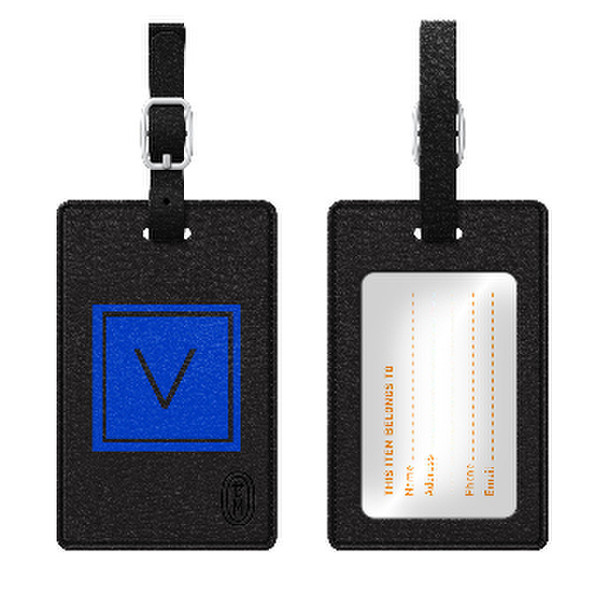 Centon TAGV1BLK-M06M-V Leather 1pc(s) badge/badge holder