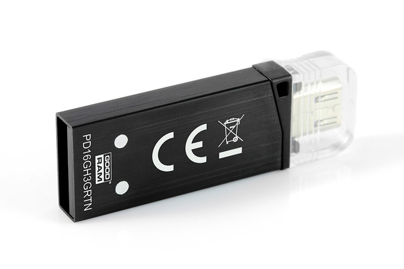 Goodram Twin 16 GB USB 3.0 16GB USB 3.0/Micro-USB Black USB flash drive