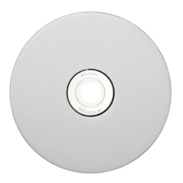 Verbatim DVD+R DL 8.5GB 8X DataLifePlus White Inkjet Printable 50pk Spindle 8.5GB DVD+R DL 50pc(s)