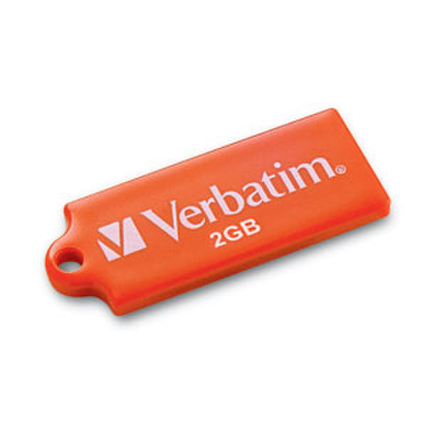 Verbatim TUFF-'N'-TINY™ 2GB USB Drive - Orange 2ГБ USB 2.0 Тип -A Оранжевый USB флеш накопитель