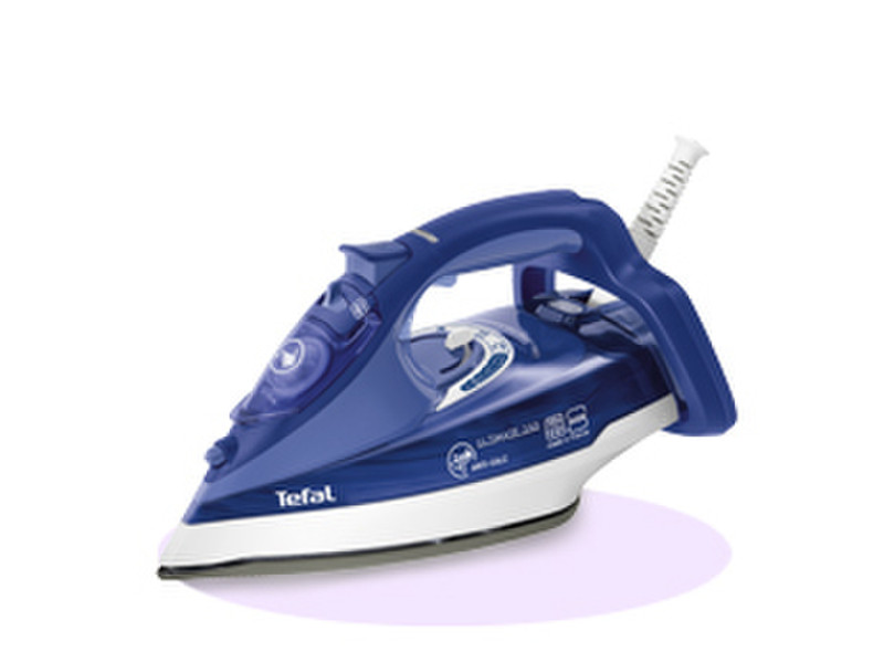 Tefal FV9635 Steam iron Palladium soleplate 2400W Purple iron