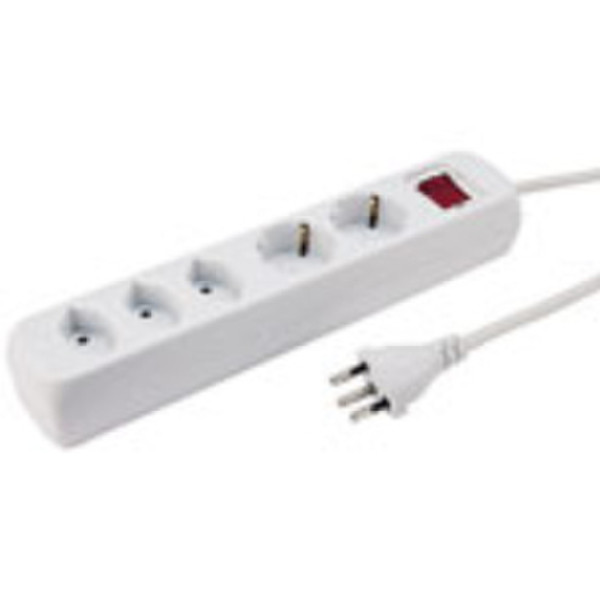 Steffen 207606215S 5AC outlet(s) 1.5m White surge protector