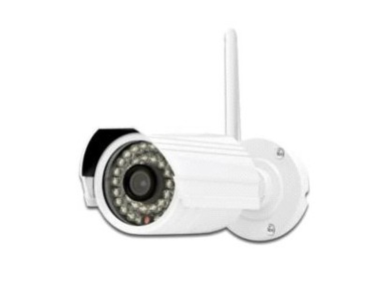 Digitus Plug&View OptiGuard IP security camera Outdoor Geschoss Weiß