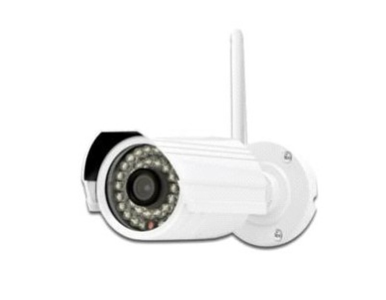 Digitus Plug&View OptiGuard IP security camera Вне помещения Пуля Белый