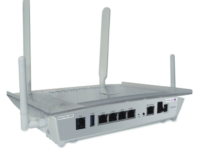 Alcatel-Lucent 5710 ESR Dual-band (2.4 GHz / 5 GHz) Gigabit Ethernet Grau