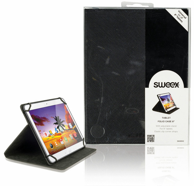 Sweex SA320V2 8Zoll Blatt Schwarz Tablet-Schutzhülle