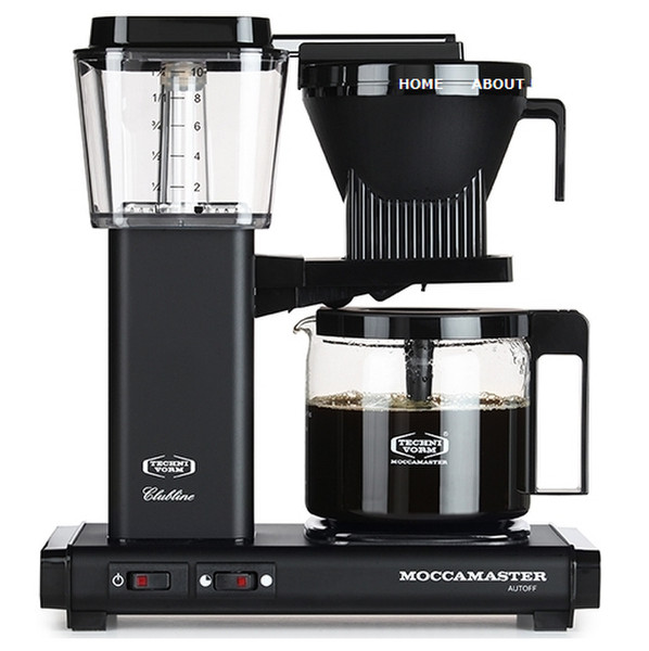 Moccamaster KBG 741 AO freestanding Semi-auto Drip coffee maker 1.25L 10cups Black