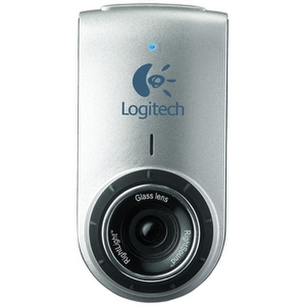 Logitech QuickCam Deluxe 1.3МП 640 x 480пикселей Cеребряный вебкамера