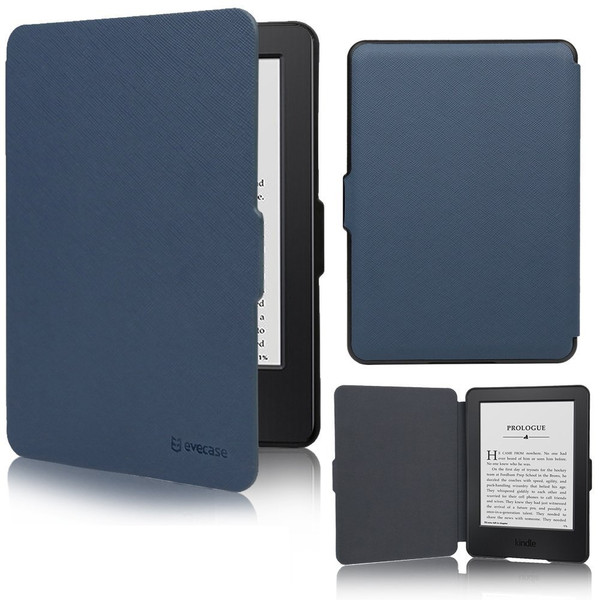 Evecase 885157806077 6Zoll Blatt Blau E-Book-Reader-Schutzhülle