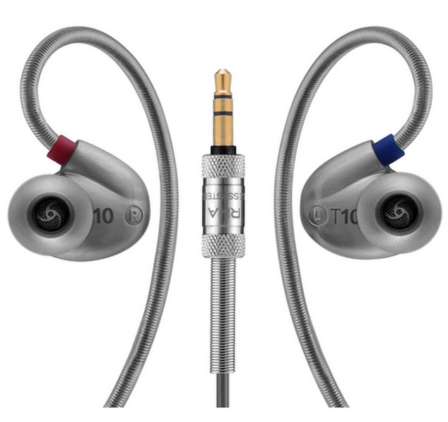 RHA T10 Binaural In-ear Silver mobile headset