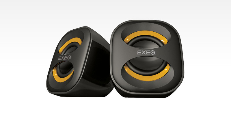 Exeq SPK-2106 Stereo 6W Cube Yellow