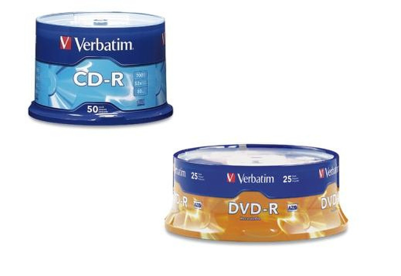 Verbatim DVD-R 25pk + CD-R 50pk