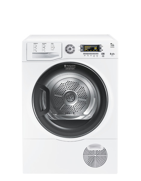 Hotpoint TCD 871 6HY1 (EU) Freistehend Frontlader 8kg A+ Grau, Weiß Wäschetrockner