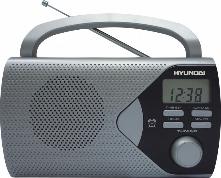 Hyundai PR 200S Tragbar Analog Grau Radio