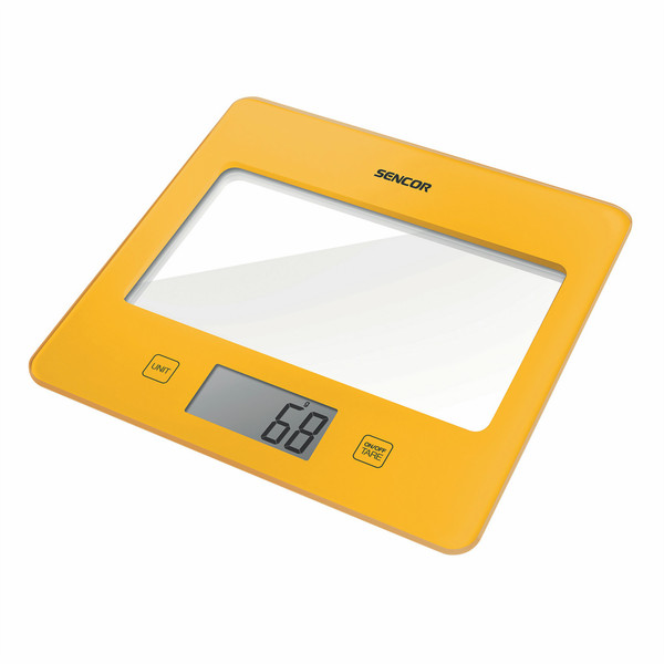 Sencor SKS 5026YL Electronic kitchen scale Gelb Küchenwaage