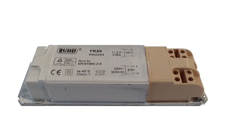 ecoBright 07-100003 Для помещений Electronic lighting transformer 50Вт трансформатор/источник питания для освещения
