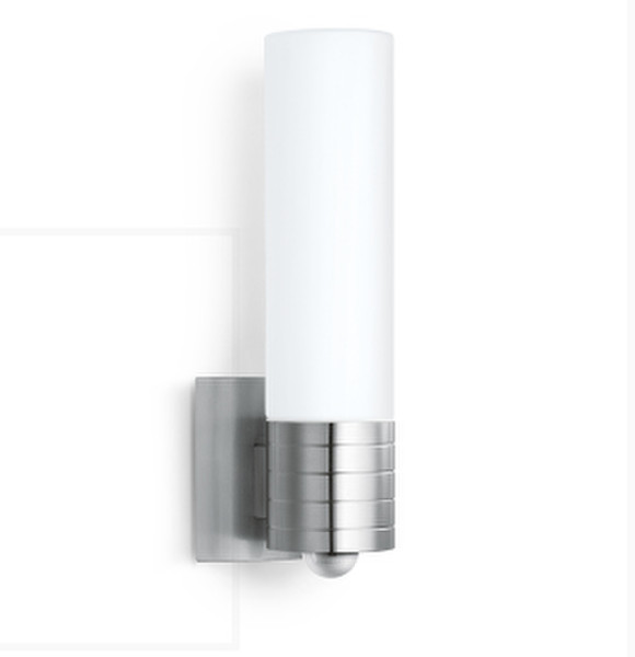 STEINEL L 260 LED Outdoor wall lighting E27 8.6Вт LED Нержавеющая сталь, Белый