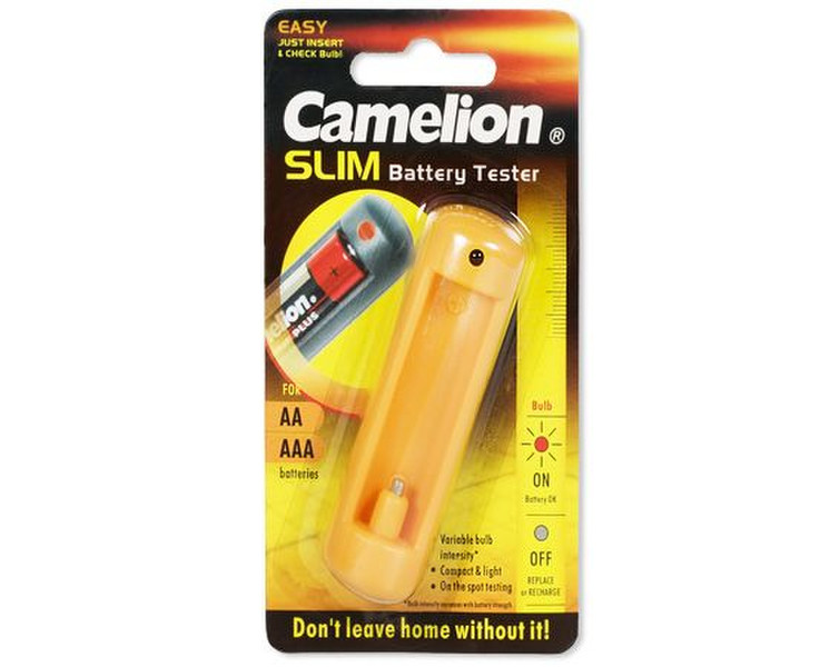 Camelion BT-0502 Желтый тестер аккумуляторных батарей