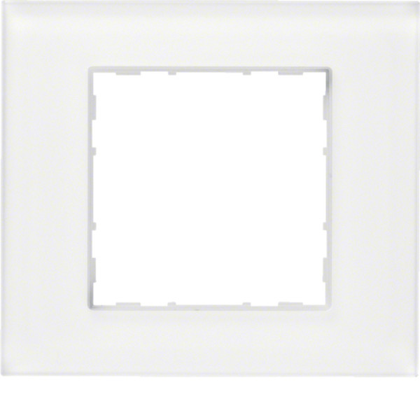 Hager WYR510G Белый рамка для розетки/выключателя