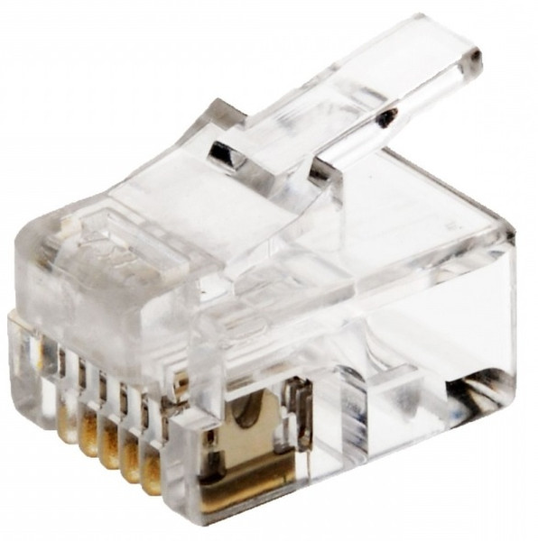 Helos 014170 RJ12 Transparent wire connector