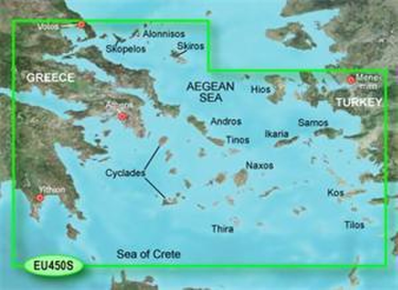 Garmin Athens and Cyclades