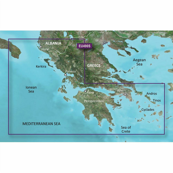 Garmin Greece West Coast and Athens