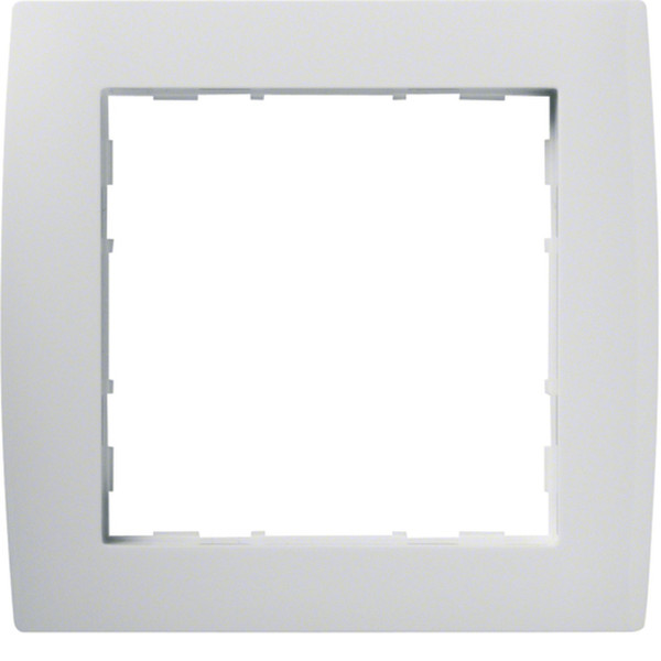 Hager WYR210 White switch plate/outlet cover