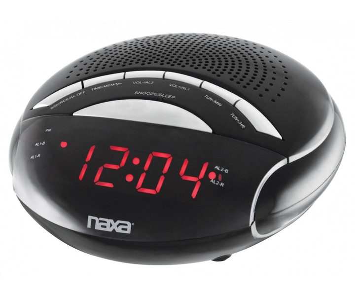 Naxa NRC-170 Часы Черный радиоприемник