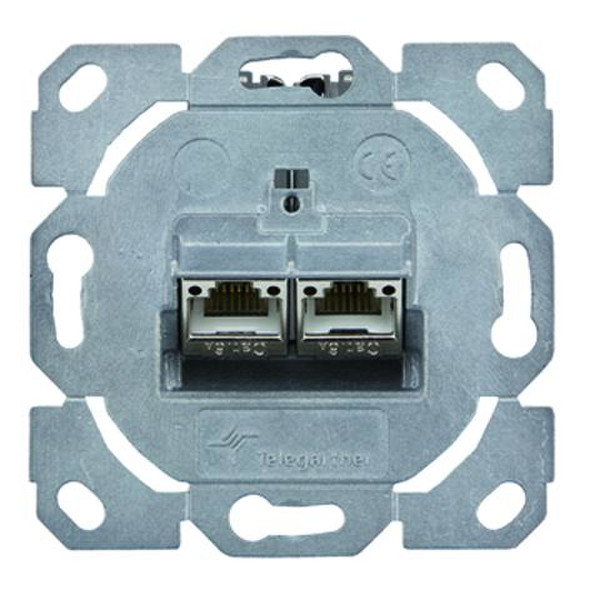 Telegärtner J00020A0511 RJ-45 Матова сталь розетка